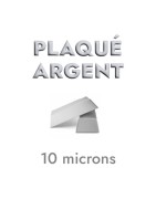 Gros cœur de 28mm à suspendre plaqué argent 10 microns