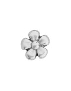 Passant fleur de 15mm pour cuir plat de 5mm