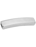 Tube rectangulaire long lisse pour cuir plat de 5mm