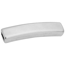 Tube rectangulaire long lisse pour cuir plat de 5mm