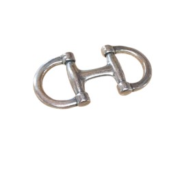 Intercalaire original double mors pour cuir plat de 10mm