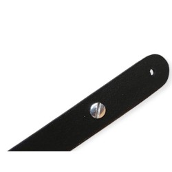 Bouton de col a visser en métal plaqué argent 10 microns