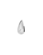 Passant goutte pour cuir plat de 10mm en métal placage argent