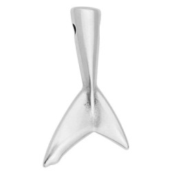 Queue de requin de 40mm en métal placage argent