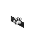 Passant patte de chien placage argent pour cuir plat de 5mm