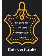 Lot de 10 mètres de chutes de cuir plat 5mm fantaisie imprimées