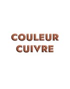 Fermoir magnétique lisse couleur cuivre pour cuir plat de 5mm