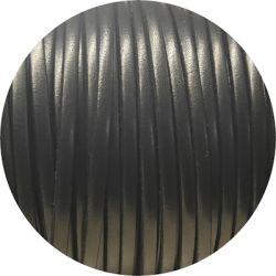 Cuir plat lisse de 4mm noir mat en vente au cm-Premium