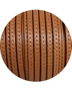 Cuir plat de 5mm fauve couture en vente au cm