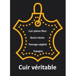 Lot de 10 mètres de chutes de cuir plat 3mm fantaisie imprimées ou texturées