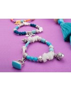 Perle ethnique de 9mm gravée de facettes en métal placage argent