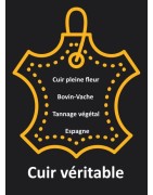 Cuir plat tressé de 7mm lilas vendu au mètre