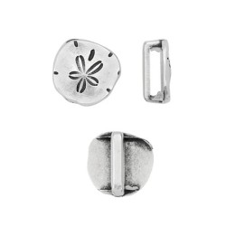 Passant ethnique rond pour cuir plat de 10mm