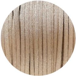 Queue de rat beige en polyester de 2mm fabriquée en Europe