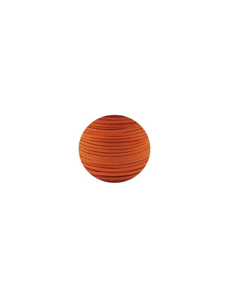 Lacet de suedine 3x1.3mm-orange