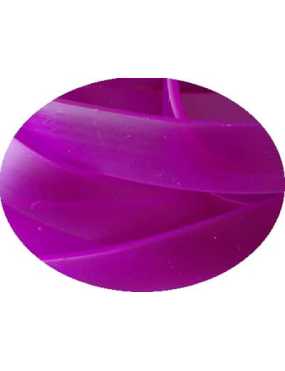 Cordon caoutchouc plat large violet-10mmx2.2mm