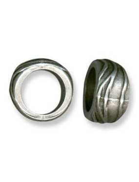 Grosse perle ou anneau ou bague placage argent-27mm