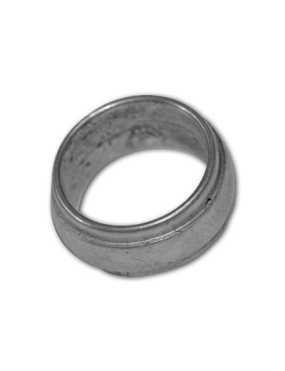 Gros anneau pour foulard en metal placage argent-24mm