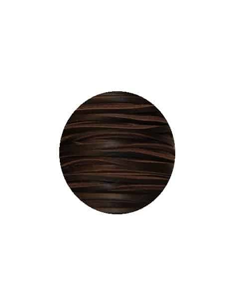 Cordon de cuir carre de couleur marron-3mm