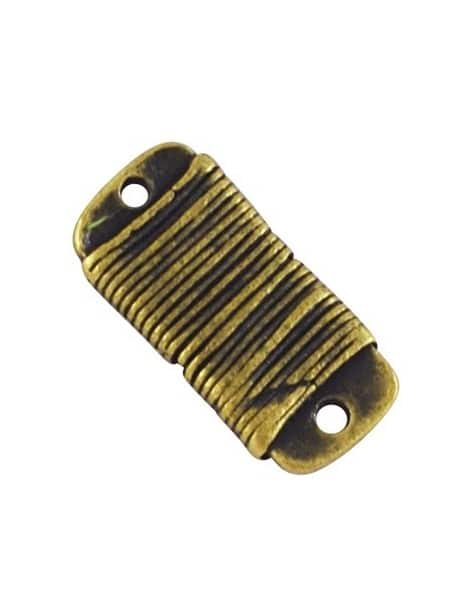 Lot de 10 connecteurs couleur bronze-15mm