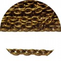 Petite chaine en acier couleur bronze-2mm