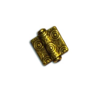 Sachet de 10 Perles metal couleur bronze antique