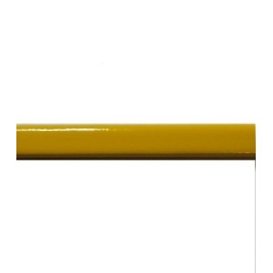 Lacet fantaisie plat 6mm vernis jaune