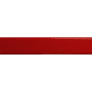 Lacet fantaisie plat 10mm vernis rouge