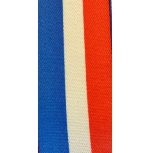 Elastique fantaisie plat 36mm imprime drapeaux francais-vente au cm