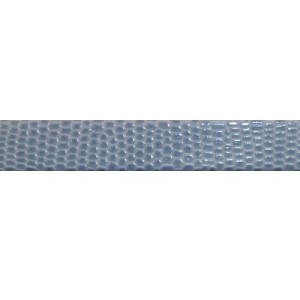 Lacet fantaisie plat 10mm peau de serpent bleue-vente au cm