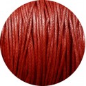 Coton cire rouge fonce-1mm