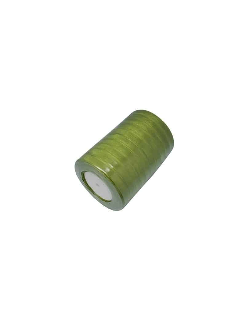 Ruban organza vert olive transparent-10mm