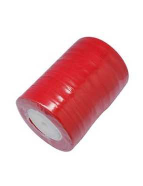 Ruban organza rouge transparent-10mm
