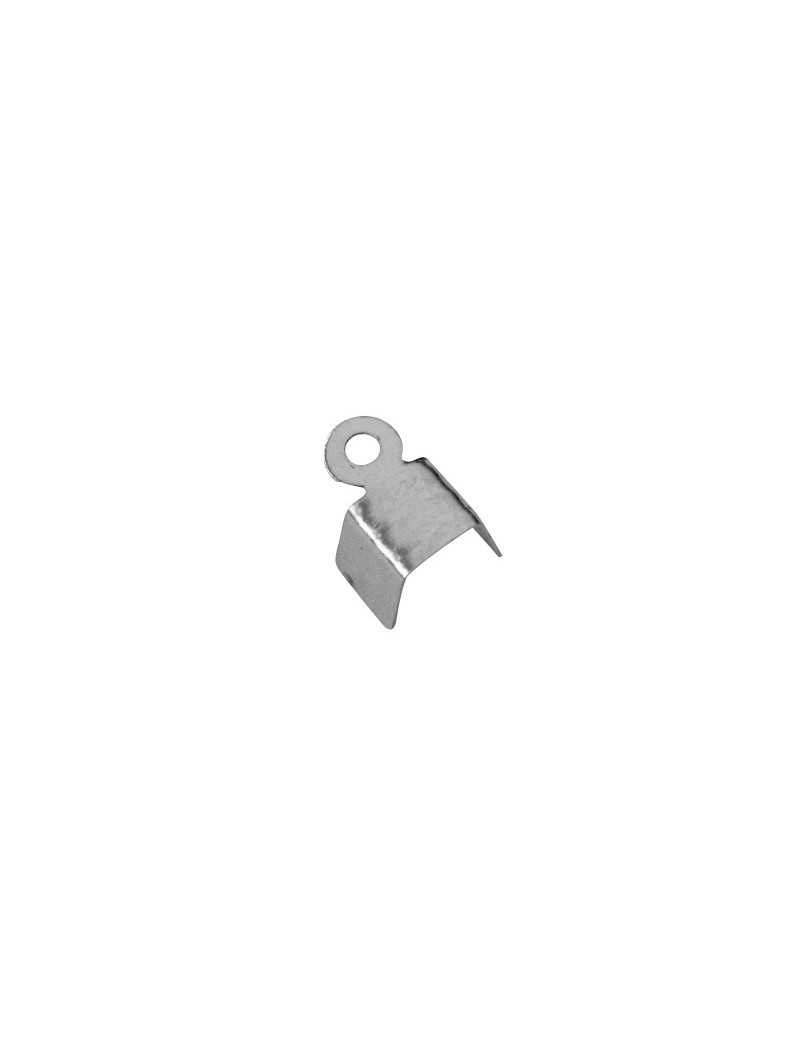 Lot De 60 Embouts Serre-fil Ressort Métal Doré 8x2,5 Mm - Pour Création Bijoux, Perles, Cordons Jusqu'à 1 Mm