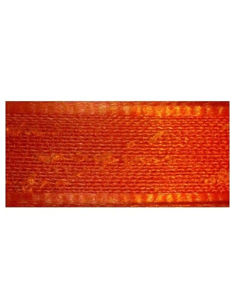 Ruban flamme orange 16mm vendu au mètre