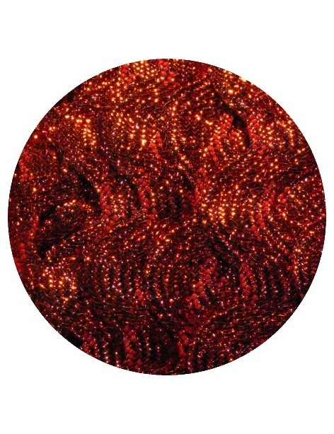 Serpentine lurex rouge-6mm