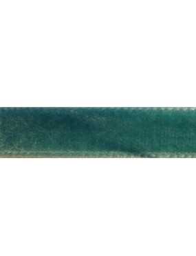 Ruban velours bleu gris vendu au cm-9mm