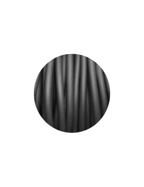 Buna cord-Cordon PVC creux noir-5mm