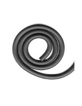 Cordon rond plein caoutchouc noir de 2.5mm de diamètre