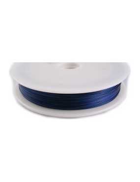 Bobine de cable bleu fonce-0.38mm-10m