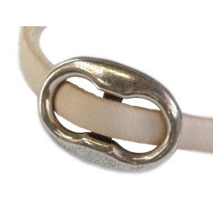 Boucle ovale type passant pour bracelet