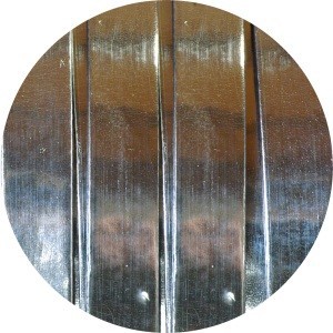 Lacet de cuir plat 10mm miroir platine-vente au cm