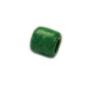 Tube vert sapin en ceramique brute-12mm