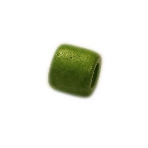 Tube vert pomme en ceramique brute-12mm