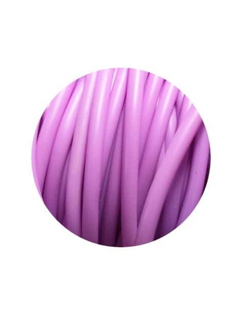 Cordon PVC creux opaque lilas-5mm