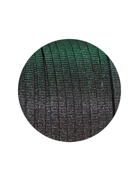 Cuir plat de 5mm irisé couleur bronze vert rouge