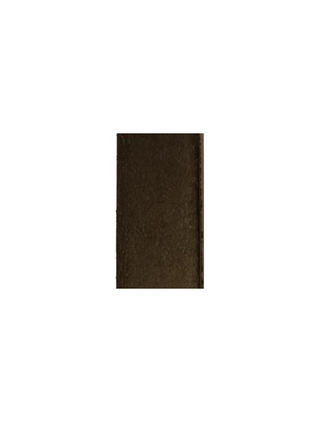 Cuir plat de 20mm de large couleur noire-vente au cm