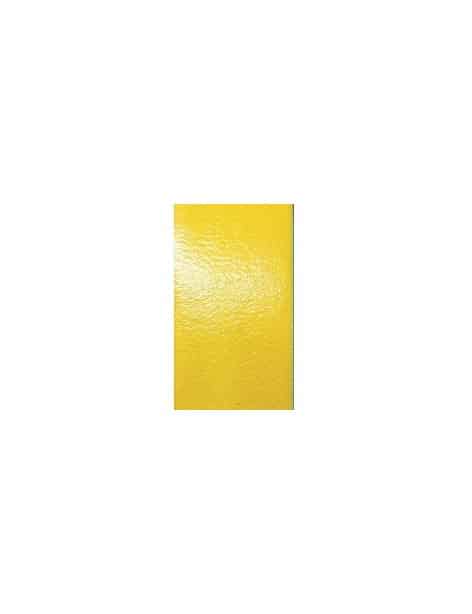 Cuir plat de 20mm de large couleur jaune-vente au cm