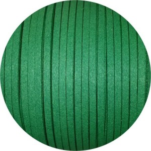 Lacet de suedine de 3mm vert sapin