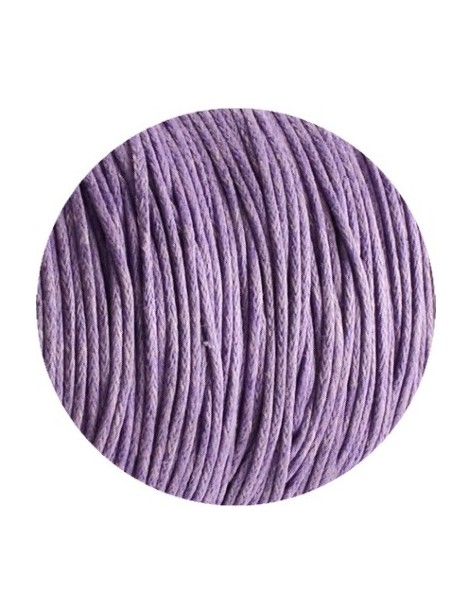 Coton cire violet clair-1mm